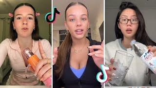 Makeup Tutorial Tiktok Compilation - GRWM  ( Get Ready With Me ) ️(Skincare, Makeup, Outfits) 1042