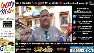 Goan Reporter: Social Worker Abdul Rahim Sheikh Highlights Poor Condition of PWD Office in Mapusa