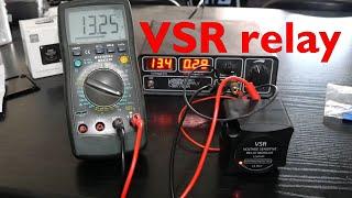 VSR relay for auxiliary car battery 12V (wirring relay)