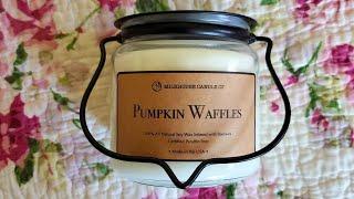 Pumpkin Waffles Candle Review | Milkhouse Candle Co |#soycandle