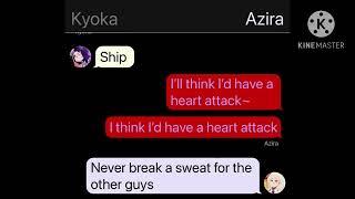 Heart attack| kiribaku| azira x kirishima| Lyric prank| texting story ￼