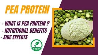 what is pea protein? | Best Plant based Protein | HEALTH INSIDERS