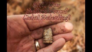 1864 Civil War Site Gives Up Many Civil War Bullets/Metal Detecting Virginia/Civil War History