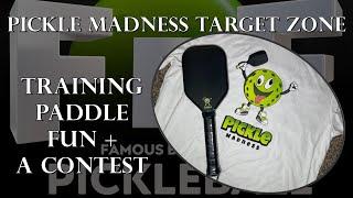 Pickle Madness Target Zone Training Pickleball Paddle Review AND Contest