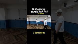 Kicking Errors in karate for beginners/ roundhouse kick mawashigeri turning kick#karate #wkf #kick