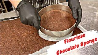 Flourless Chocolate & Almond  Sponge / Gluten Free / No Flour