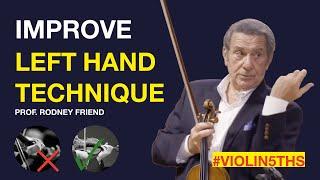 Improve violin left hand (fast!) | Rodney Friend | Violin Masterclass