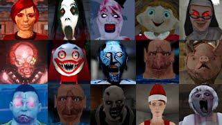 Evil Nun Maze Vs Granny 3 Coldest Mod Vs The Twins Police Mod Vs Return Of Slendrina Vs Mr Meat &+