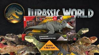 Jurassic World Rebirth Power Devour T-Rex Comparison Review: ALL REX TOYS! / CollectJurassic.com