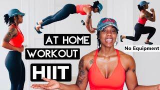 20-25 MIN FAT BURNING HOME HIIT Workout for BEGINNERS, NO EQUIPMENT Needed