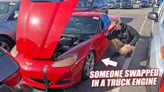 We Bought an Auction Corvette and It's an Absolute Nightmare... (Truck Engine Inside)