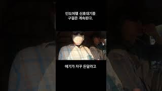 인도여행 신호대기중 구걸은 계속된다