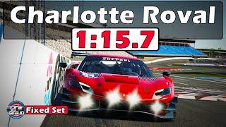 iRacing Ferrari 296 GT3 Challenge - Charlotte Roval Track Guide - 1:15.7