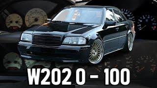 Mercedes C - class W202 (0-100 KM/H) (0-60 MPH) ACCELERATION BATTLE