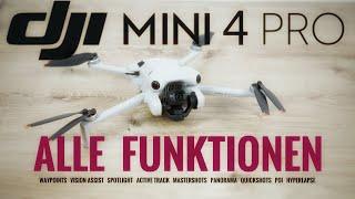 Dji Mini 4 Pro - alle Funktionen - Waypoints, Active Track, Spotlight, Quickshots Drohne Deutsch