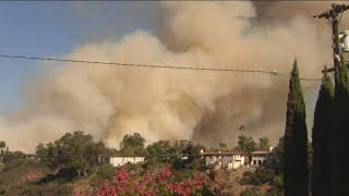 All evacuation orders lifted on fire near San Diego's College Area, six houses damaged