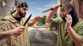 Knife Attacker VS Knife Thrower (Who Wins?)