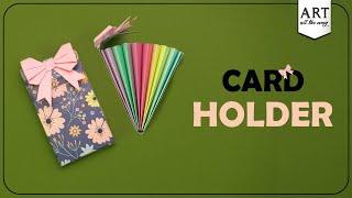 Card Holder | DIY Card Organizer | Gift Card Holder | DIY Card Wallet | Paper Craft |  @VENTUNOART