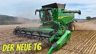 I drive the new John Deere T6