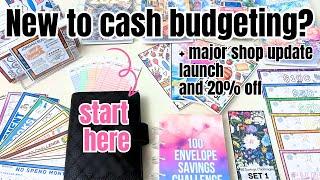 EVERYTHING YOU NEED TO KNOW ABOUT CASH BUDGET & HOW TO USE BINDERS | SHOP UPDATES, 20% OFF &FREEBIES