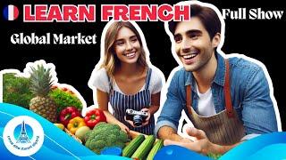 TEF and DELF Learn French: Hilarious Market Conversation I A2 French Conversation I Funny Story 