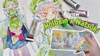 [review] HOLBEIN x NATSUKI Liệu Bộ Màu Nước Này Có Dễ Dùng Cho Newbei?