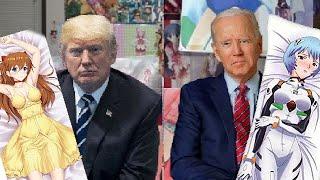 Trump and Biden debate Rei vs Asuka