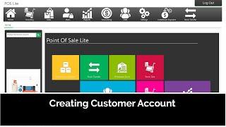 POSLite - Creating a customer account