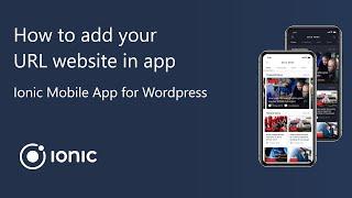 Deco News - Ionic Mobile App for Wordpress - How to add your URL in app