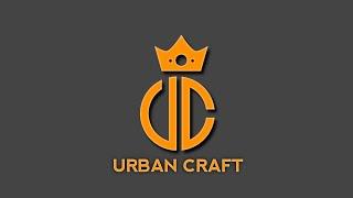 Urban Craft Logo Design | UC Logo Design in Pixellab | Atulzalaedits