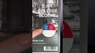 STYLEX Collegeblöcke 2 in 1