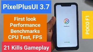 PixelPlusUI 3.7 POCO F1 | Performance Review | Best Custom ROM for POCO F1