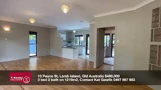 10 Peace st, Lamb Island, House for Sale, $490,000 Kat Gawlik at Redlands Coast Realty