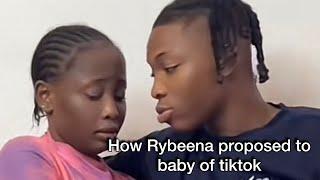 How Rybeena Proposed to baby of tiktok 🫶 