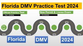 Florida DMV Practice Test  2024 - Official Written Test for New Permit & License Exam