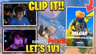 Clix DESTROYS PeterBot in Reload Cup with Boltz