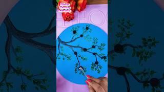 How to Make Stunning Tissue Paper FLOWER ART | DIY Art Ideas on MDF Board