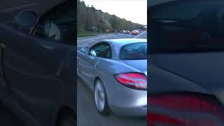 Merceder SLR Mclaren shows how to powerslide!      #mercedes #drift #super