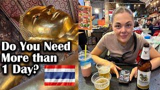 Is 1 Day Enough for us in BANGKOK? Reclining Buddha | Flower Market | Sampheng Market