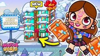 YAY! NEW WINTER HOTEL UPDATE?! I FOUND SECRETS AND HACKS NOBODY KNOWS IN AVATAR WORLD