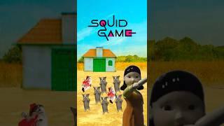 El juego del calamar (con gatos) #squidgame #gatitos #gatosgraciosos #humor #shorts