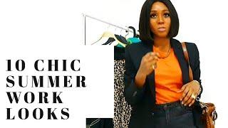 SUMMER WORKWEAR/OFFICE OUTFITS 2020 | SIMBBYFABGIRL | TRYON/LOOKBOOK | WOC |