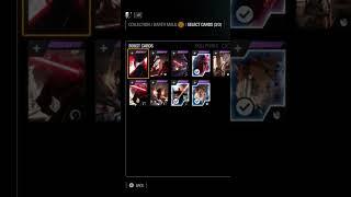 *BEST* CARDS FOR DARTH MAUL IN BATTLEFRONT 2 #battlefront2 #gaming #starwars #starwarsgames
