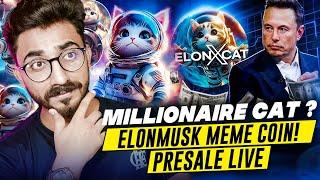  ELONXCAT: The Ultimate ELONMUSK Meme Coin! | Join the  Airdrop Now!