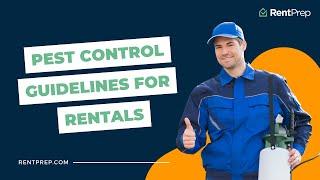 Pest Control Guidelines For Rental Property