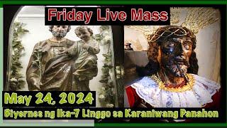 Filipino Live Mass Today Friday May 24, 2024