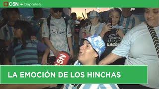 RACING CAMPEÓN: la EMOCIÓN de los HINCHAS en AVELLANEDA