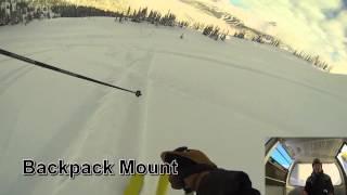 Backpack Chest Mount vs Chest Mount - Sample Video: GoPro Tips and Tricks