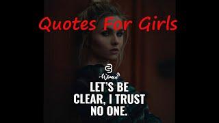 Self Respect Quotes For Girls || #Quotes