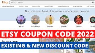 Etsy Coupon Code 2022 || Etsy Coupon Codes || Etsy Free Shipping Code